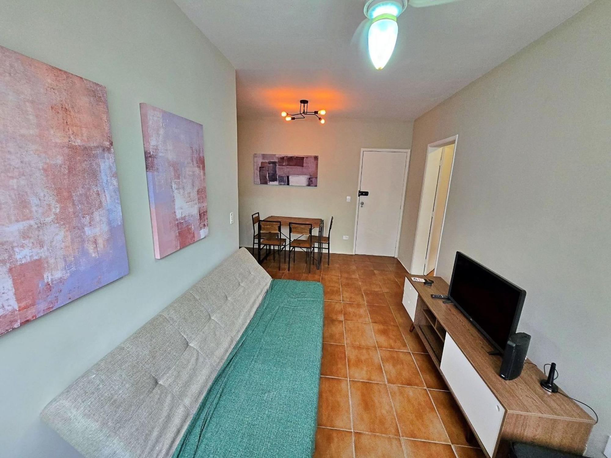 Ap 01 Dorm Prox De Tudo! Wi-fi, Ar Cond * Guarujá